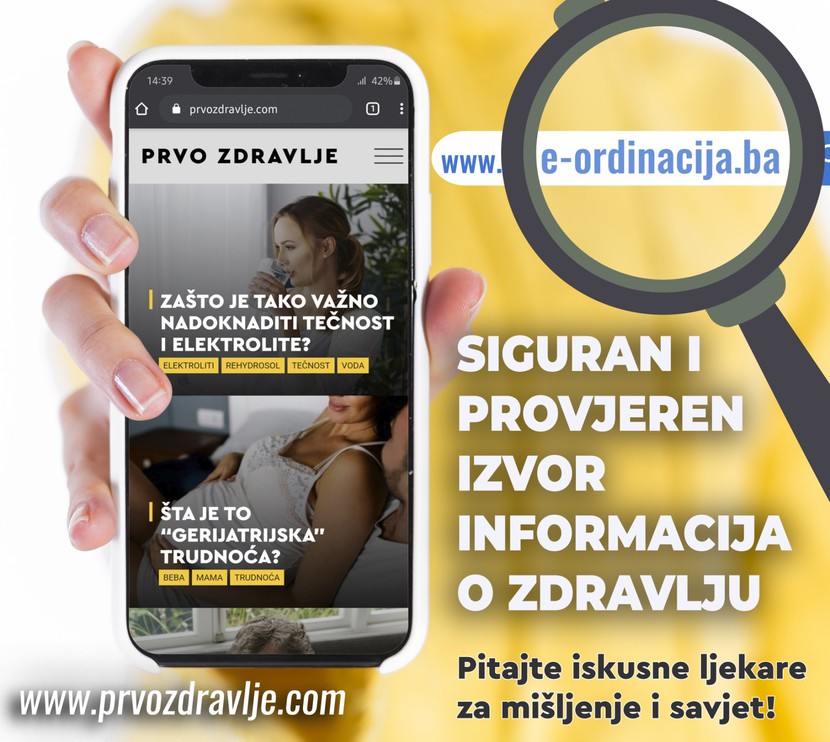 Zahvaljujući Bosnalijekovoj platofrmi e-ordinacija anonimno i besplatno možete dobiti mišljenje i savjet ljekara