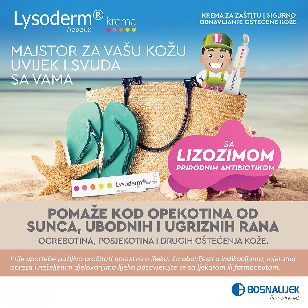 Lysoderm – Majstor za vašu kožu - uvijek i svuda sa vama